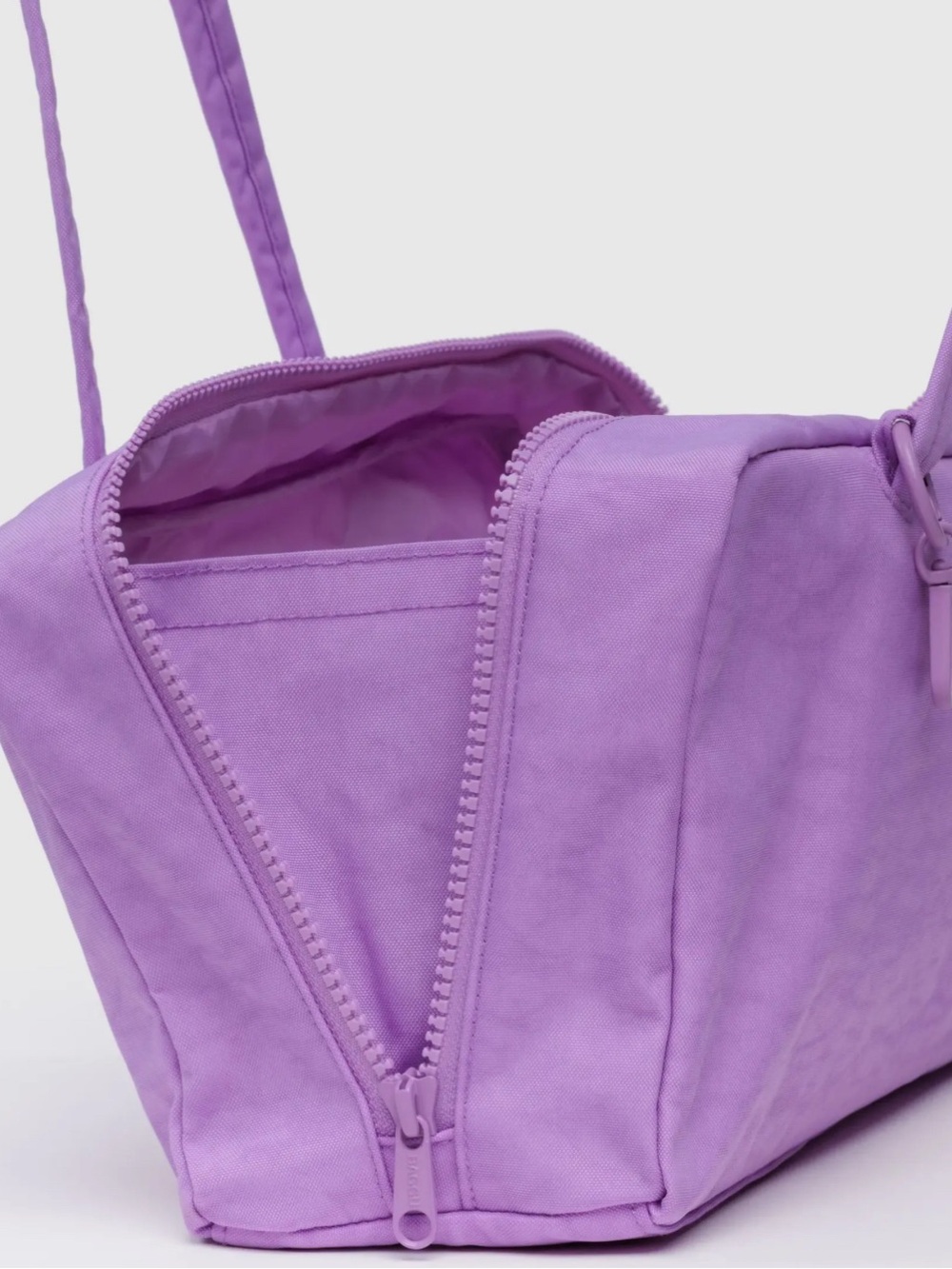 NWT BAGGU Nylon Bowler Bag Rose - Picture 9 of 13